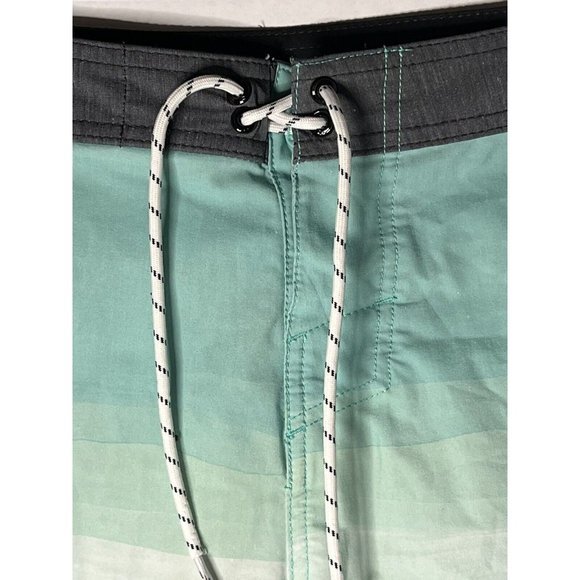 O'neill Board Shorts. Mens 29 Blue/Green, Gray & White Unlined.‎ Surfing - Picture 2 of 7